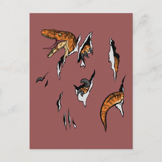 ベロキラプターエスケープ ポストカード (正面)