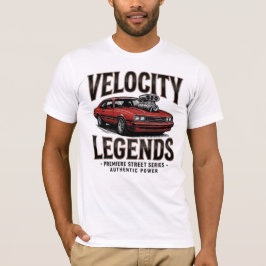 ベロシティ レジェンズ マッスル カー パワー プレミアム ストリートウェア Tシャツ