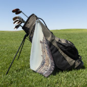 ベロナの建築、イタリア ゴルフタオル (グリーン)