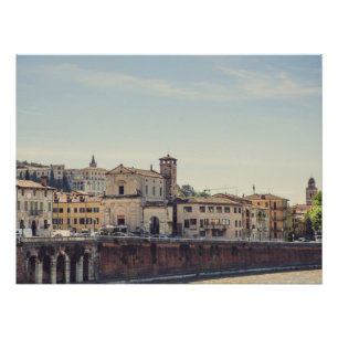 ベロナの建築、イタリア ポスター