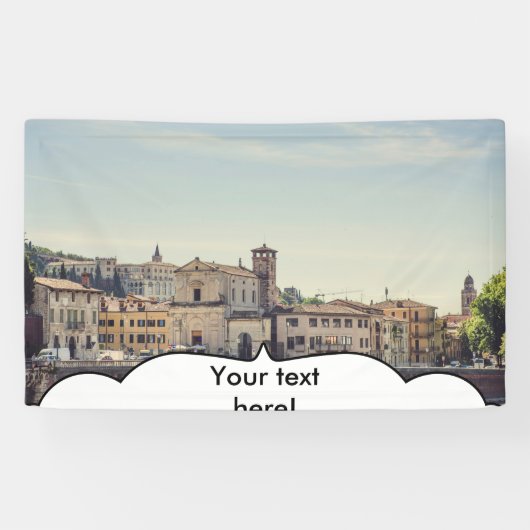 ベロナの建築、イタリア 横断幕 (横)