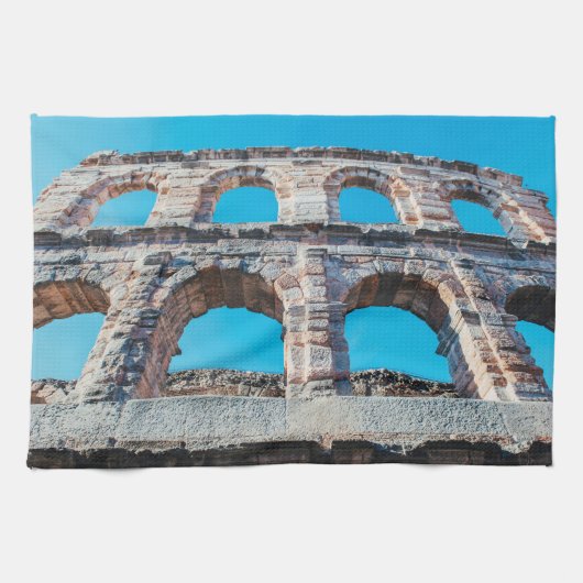 ベロナ競技場、イタリア キッチンタオル (横)