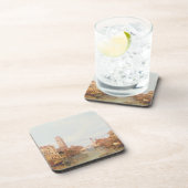 ベロナ1848年の眺め(キャンバスの油) コースター (右側)