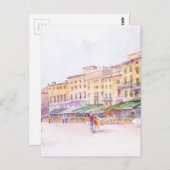 ベロナ、イタリア ポストカード (正面/裏面)