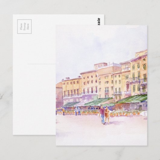 ベロナ、イタリア ポストカード (正面/裏面)