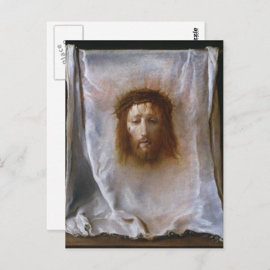 ベロニカのヴェールbyドメニコ・フェッティ ポストカード (正面/裏面)