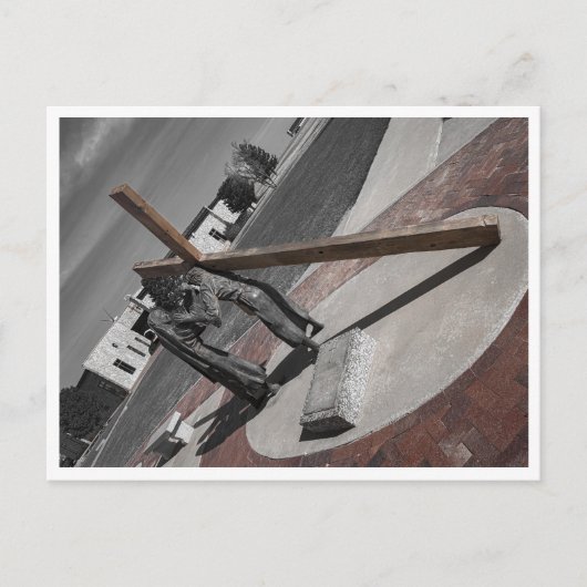 ベロニカはイエスの顔を拭く ポストカード (正面)