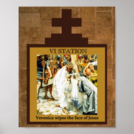 ベロニカはイエズス駅6ポスターの顔を拭く ポスター (正面)