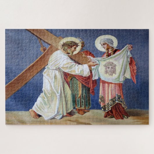 ベロニカワイプイエズス顔パズル ジグソーパズル (横)