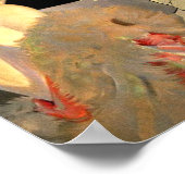 ベロニカ猫とシャンデリアのポスターまたはプリント ポスター (角)