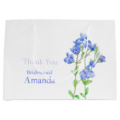 ベロニカ結婚の青い花嫁のメイド抱き枕 ラージペーパーバッグ (正面)