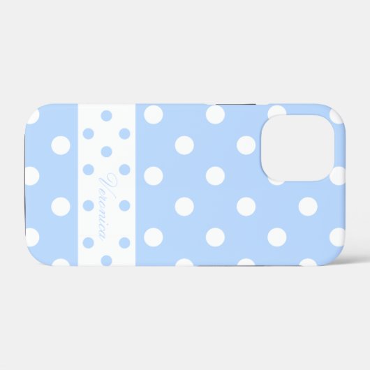 ベロニカ – かわいい水玉模様と名前 – Case-Mate iPhoneケース (裏面 (横))