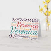 ベロニカ カード (黄色い花)