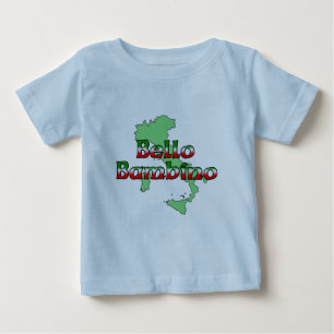ベロバンビノ(美しいイタリアン男の赤ちゃん) ベビーTシャツ