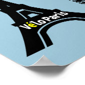 ベロパリバイクエッフェルタワー ポスター (角)