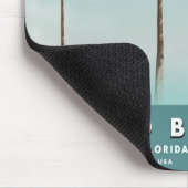 ベロビーチフロリダヴィンテージ旅行ポスター マウスパッド (コーナー)