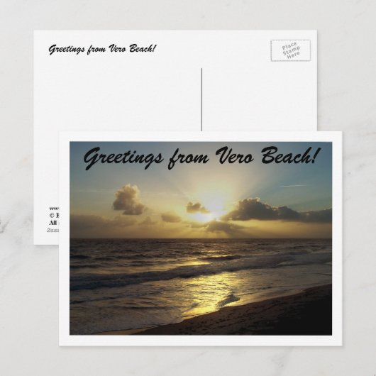 ベロビーチ! ポストカード (正面/裏面)