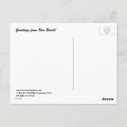 ベロビーチ! ポストカード (裏面)