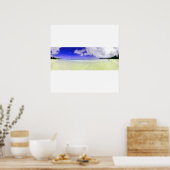 ベローズビーチパノラマプレミアムポスター ポスター (キッチン)