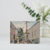 ベローズ滝、バーモントヴィンテージ階段ポストカード ポストカード (スタンド正面)