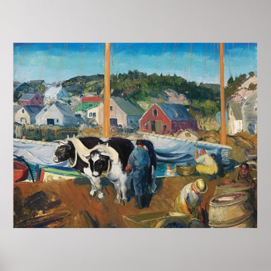 ベローズ – Oxチーム、Matinicusmの埠頭 ポスター (正面)