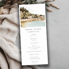 ベローナアジエレガントュリバーイタリア結婚式 プログラム