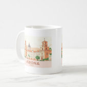 ベローナイタリアパステルトラベルジュリエズバルコニー コーヒーマグカップ (正面左)