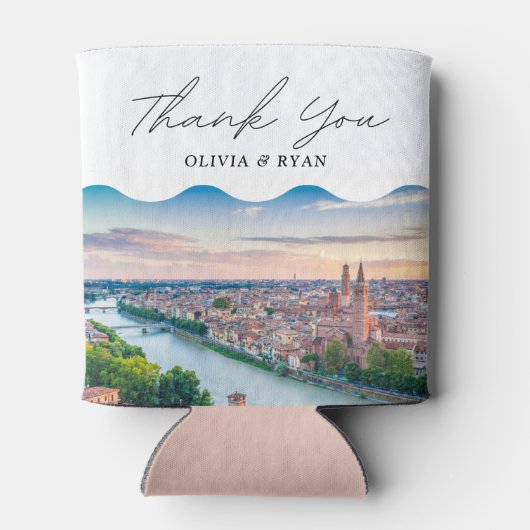 ベローナイタリア結婚式の引き出物カスタム 缶クーラー (裏面)