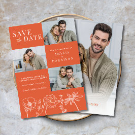 ベローナエレガントフローラフォー結婚フォト セーブザデート