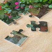 ベローナカラフルヴィレッジアクアレレアートズ絵画ーズ ジグソーパズル (側面)