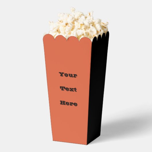 ベローナサンセットオレンジカ無地のラー フェイバーボックス (はじけた状態)