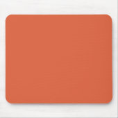 ベローナサンセットオレンジカ無地のラー マウスパッド (正面)
