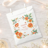 ベローナサンセットオレンジフレーム結婚ズサンキュー フェイバーバッグ (クリップ留めされた状態)