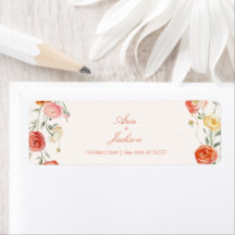 ベローナサンセットオレンジ結婚フローラ差出人住所