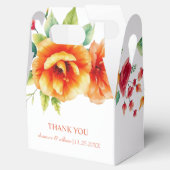 ベローナサンセットオレンジ結婚色の花の世話 フェイバーボックス (オープン)