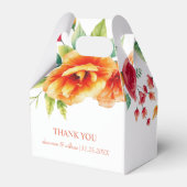 ベローナサンセットオレンジ結婚色の花の世話 フェイバーボックス (正面サイド)