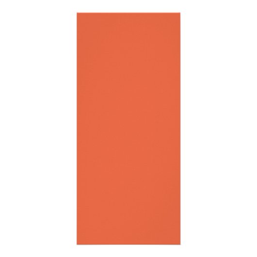 ベローナサンセットオレンジ結婚色の花の名刺 ラックカード (裏面)