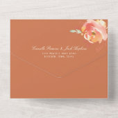 ベローナサンセットトレーサリー結婚ズ オールインワン招待状 (裏面)