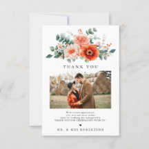 ベローナサンセットブライトオレンジモダンフローラ結婚ズ