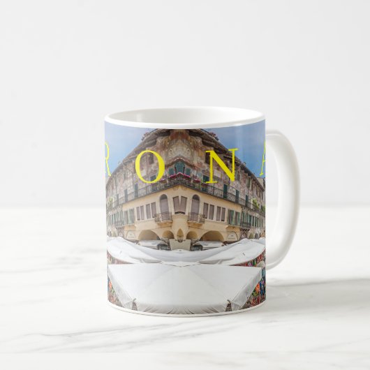 ベローナピアッツァエルベビューコーヒーマグ コーヒーマグカップ (正面右)