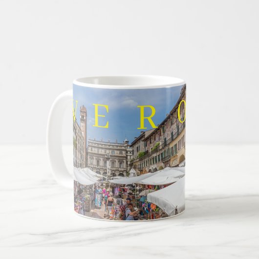 ベローナピアッツァエルベビューコーヒーマグ コーヒーマグカップ (正面左)