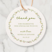 ベローナワイルドフラワー結婚リース フェイバータグ (正面)