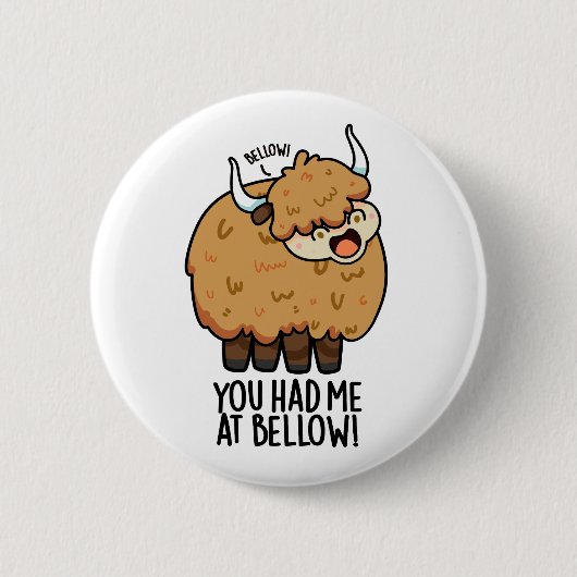 ベロー・ヤク・プンでおもしろい俺を食べた 缶バッジ (正面)