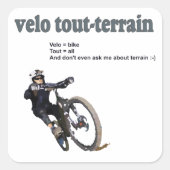 ベロ地形 スクエアシール (正面)