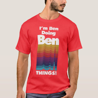 ベンがやっているベンおもしろい誕生日名  Tシャツ
