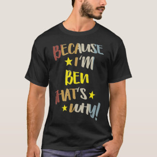 ベンだからこそメンズレトロヴィンテージ名 Tシャツ