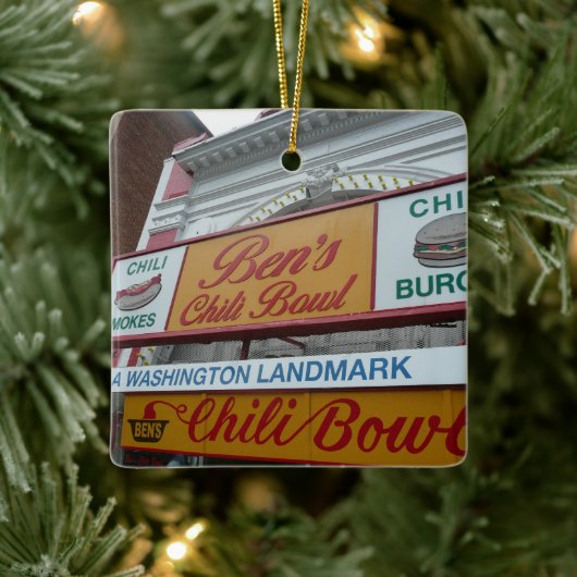 ベンのチリボウル:象徴的なDCランドマーク セラミックオーナメント (ツリー)