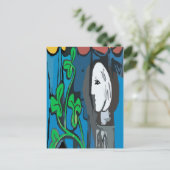 ベンのバスト、編集文字 ポストカード (スタンド正面)