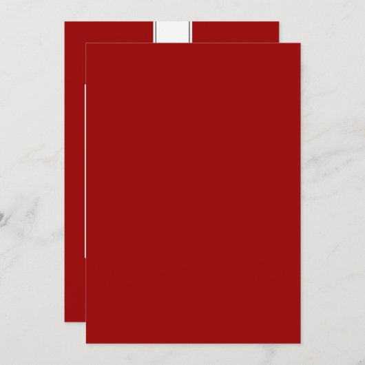 ベンのバーの(ユダヤ教の)バル・ミツバーの発表か招待状 招待状 (正面/裏面)