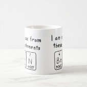 ベンの周期表の名前のマグ コーヒーマグカップ (中央)